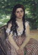 Pierre Renoir Summer(The Gypsy Girl) oil on canvas